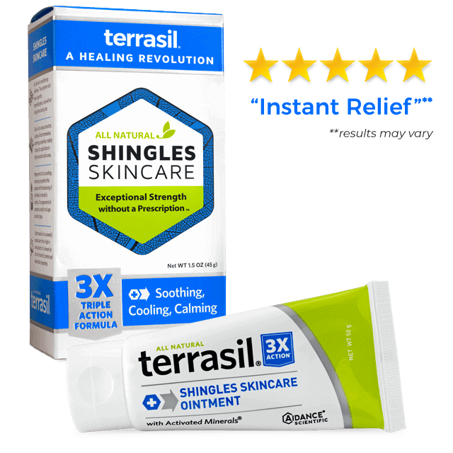 terrasil shingles skincare box