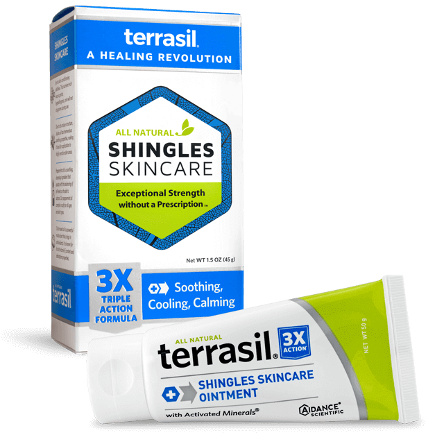 terrasil shingles skincare box
