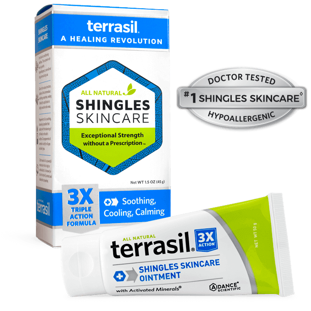 terrasil shingles skincare box