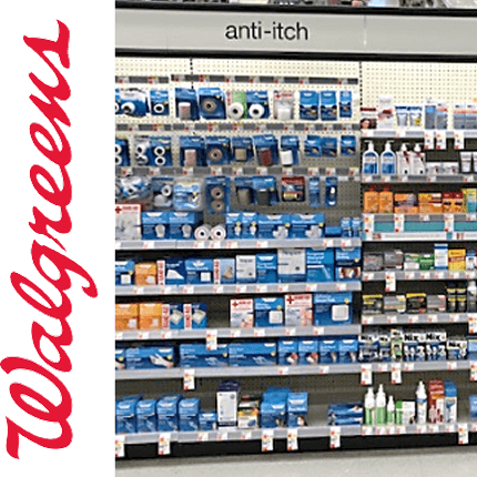 Walgreens Anti-Itch Aisle